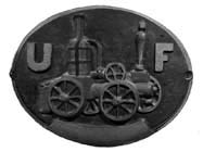 19th century cast iron fire insurance mark from the Baltimore fire museum.