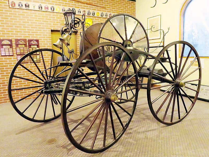 ca. 1850  spider  hose reel carriage 4