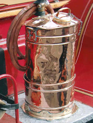 brass fire extinguisher